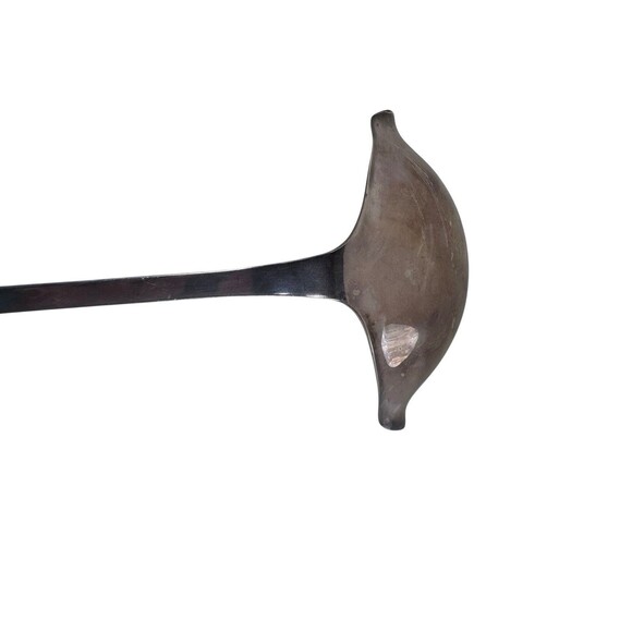 Gorham Silverplate 12.5 Inch Punch Ladle YH274 Heritage Plain Handle 2 Spout - Picture 8 of 16